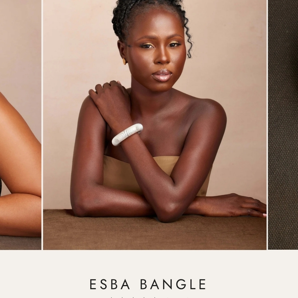 Silver Esba Coil Bracelet, Brand New With Tag